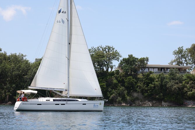 Half Day Cruise on a Sailing Yacht in Corfu Island - Leaving Gouvia for Corfu’s northeastern shore