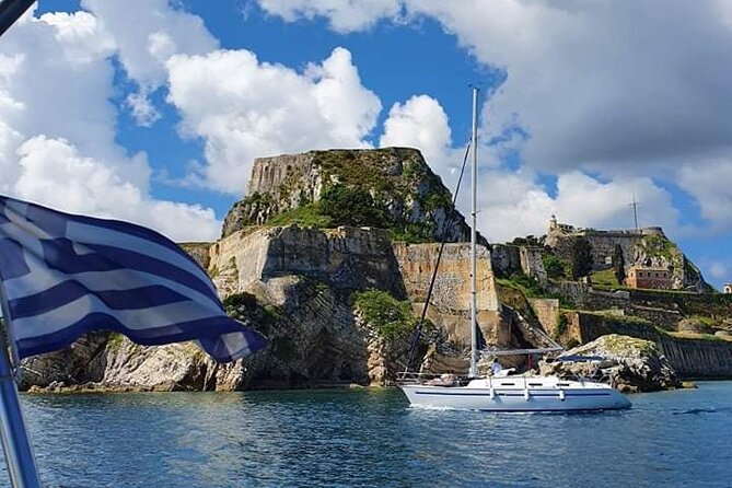 Half Day Private Cruise with Sailing Yacht in Corfu - Garitsa Bay and the big-yacht view