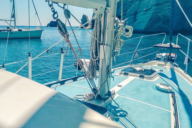 Half-Day Private Romantic Sailing Getaway to Kleftiko - Wine, Snacks, Music, and Shade