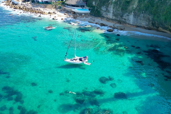 Half Day Private Sailing Cruise Puerto Vallarta with Snorkeling - Los Arcos: dramatic rocks and a popular swim stop