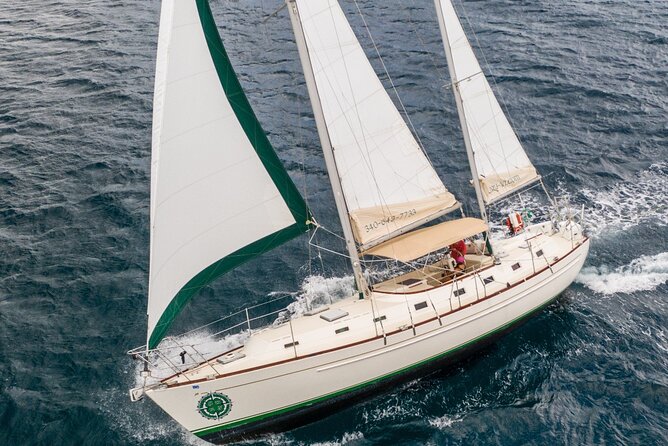 Half Day Sail and Snorkel with the Turtles - Sailing out of Charlotte Amalie Harbor