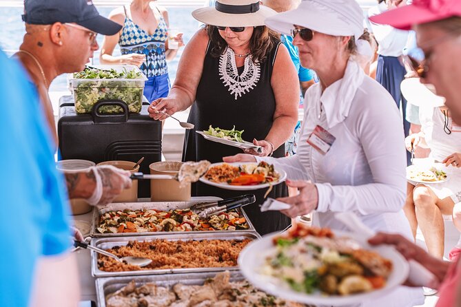 Half-Day Snorkel Sail Tour with Caribbean Lunch - Lunch, snacks, and an open bar
