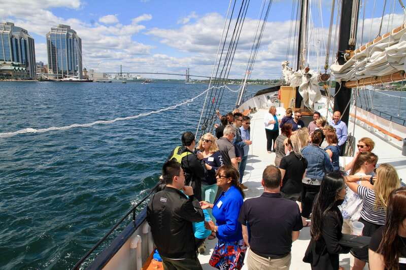 Halifax: Tall Ship Harbor Sailing Cruise with Live Music - Raising the sails with the crew