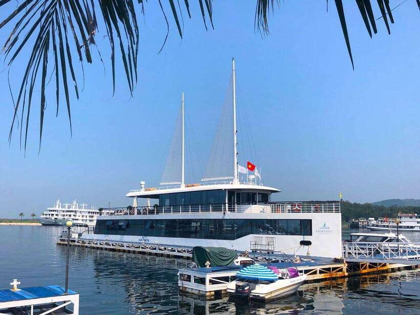 Hanoi: Luxury Lan Ha Bay Jade Sails Cruise with Buffet Lunch - Buffet lunch at 11:30 AM