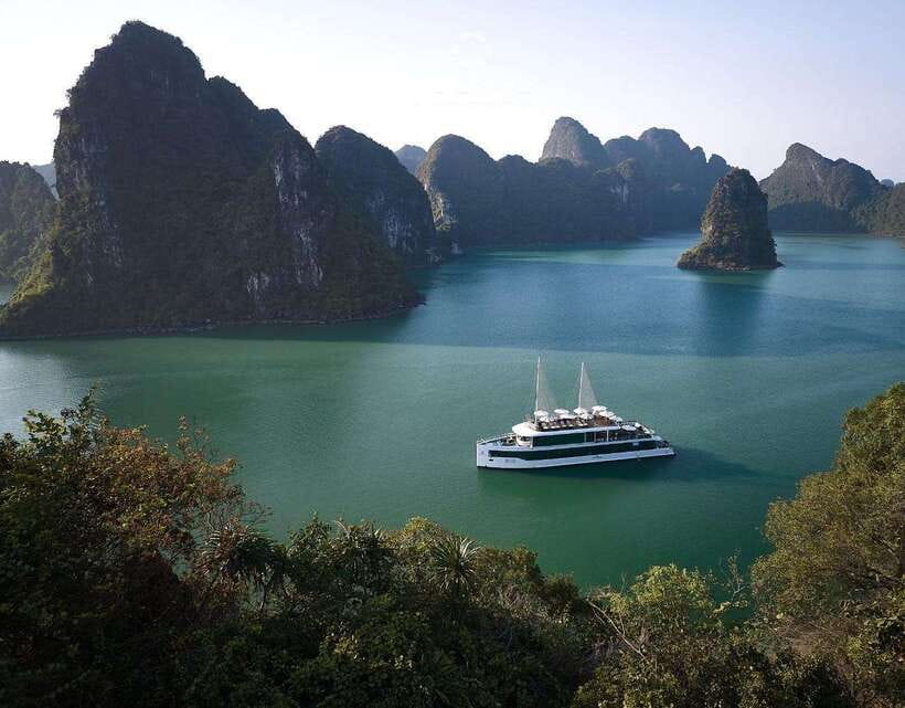 Hanoi: Luxury Lan Ha Bay Jade Sails Cruise with Buffet Lunch - Cooking demonstration and the return cruise