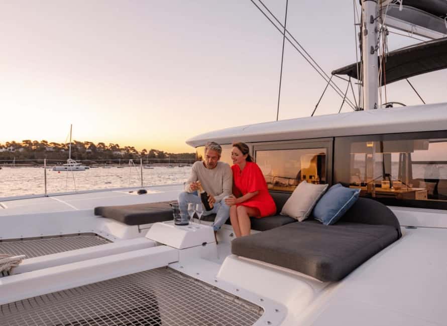 Heraklion Luxury Sailing Catamaran Dia Island | Gourmet Menu - Starting at Marina Café in Heraklion Port
