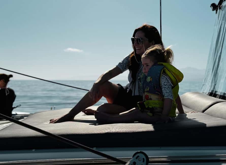 Heraklion Luxury Sailing Catamaran Dia Island | Gourmet Menu - Hospitality from Captain Thanasis and the crew