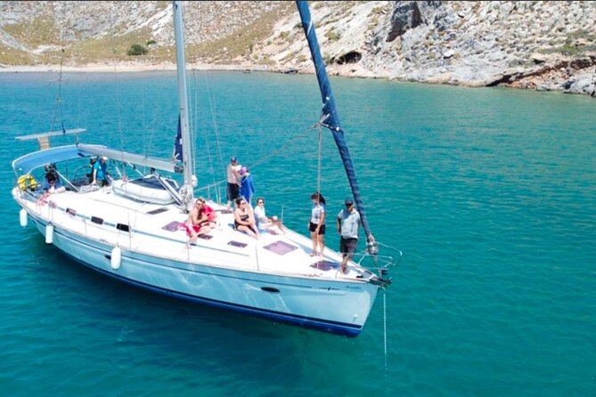 Heraklion: Nature Reserve Full day sailing to Dia Island & Lunch - Agrilia Bay, the first swim stop