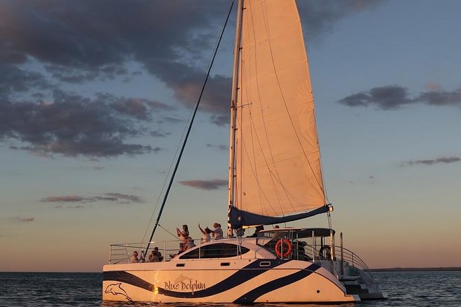 Hervey Bay Champagne Sunset Sail - Fraser Island views and the Great Sandy Strait