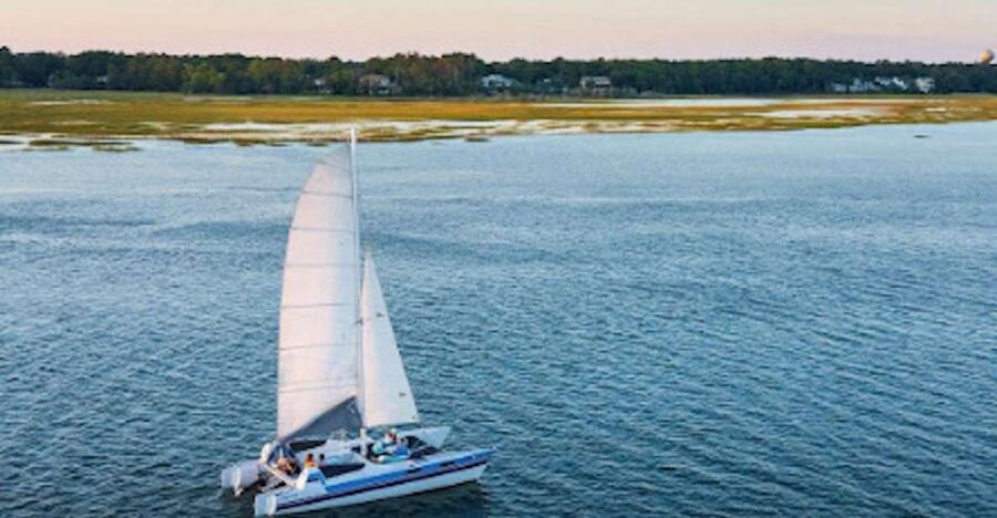 Hilton Head: Private Dolphin Day or Sunset Catamaran Sail - What the route feels like from the boat