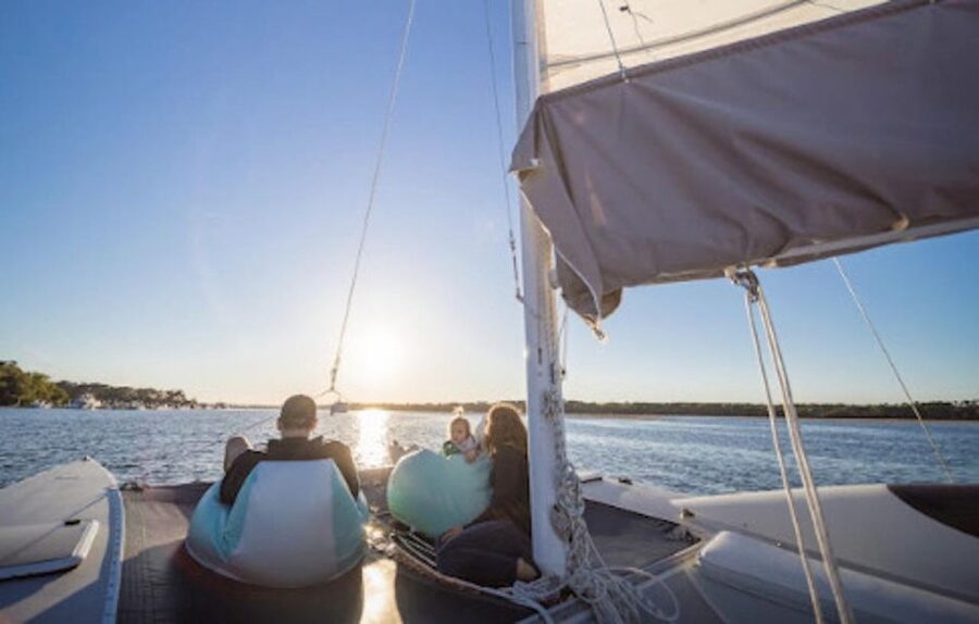Hilton Head: Private Dolphin Day or Sunset Catamaran Sail - The marsh lesson is part of the value