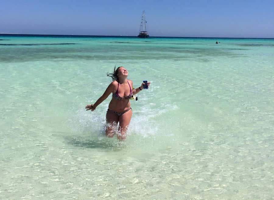 Hurghada: Afternoon Sailing cruise to orange bay with Lunch - Orange Bay, with one hour on the sand