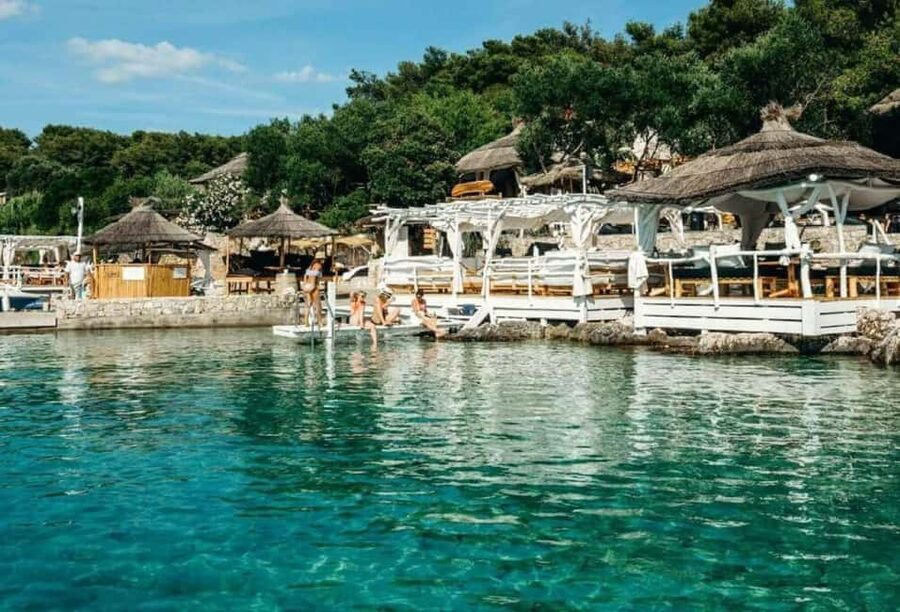 Hvar: Private Sailing Boat Trip with Swimming and Snorkeling - Mlini beach makes a calm first stop