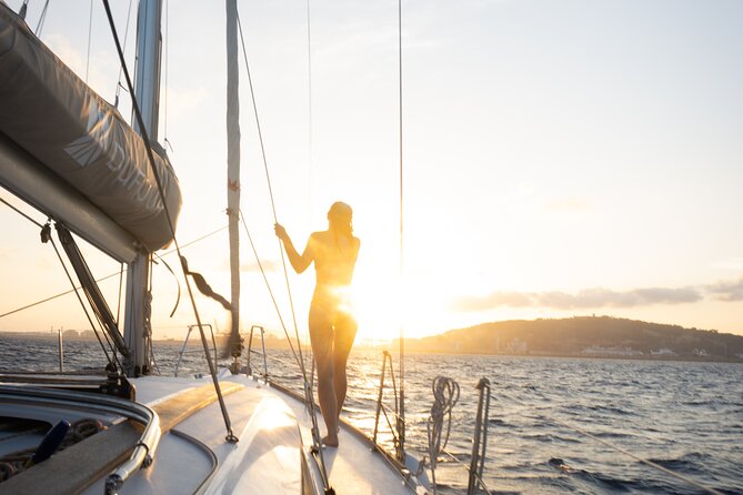 Ibiza Midday or Sunset Sailing with Light Snacks and Open Bar - A swim stop in clear coastal water