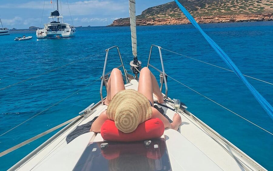 Ibiza: Sailing Day Trip, only up to 7 guests - San Antonio Bay is an easy starting point
