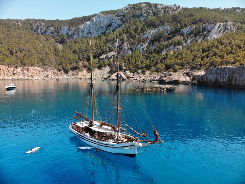 Ibiza Wooden Sail Boat Trip to Formentera - Paella Lunch on the Wooden Boat