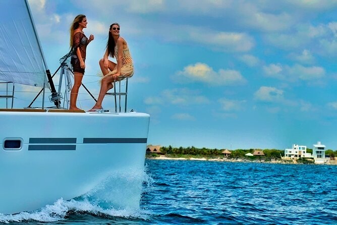 Isla Mujeres Catamaran Sailing Experience with Lunch & Open Bar - Setting out from Marina Albatros in Cancun