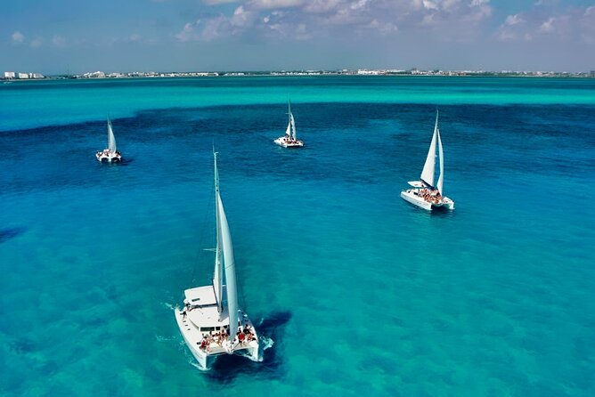 Isla Mujeres Catamaran Sailing Experience with Lunch & Open Bar - The return sail and possible spinnaker run