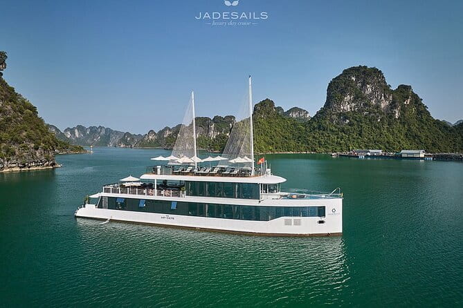 JADE SAILS Best Luxury Day Cruise Visit Ha Long Bay & Lan Ha Bay - The long Hanoi-to-bay day