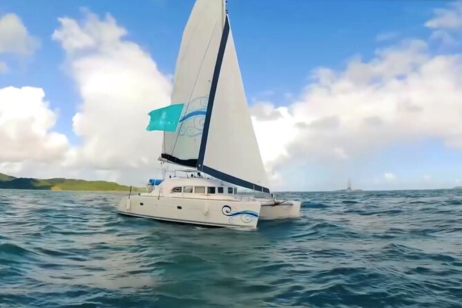 Janise Sailing Afternoon Charter in Fajardo, Puerto Rico - Sunset views with Ramos Island behind you
