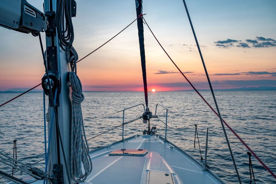 Kassandra: Private Sunset Sailing Cruise with Wine & Fruit - Swimming and snorkeling during the cruise
