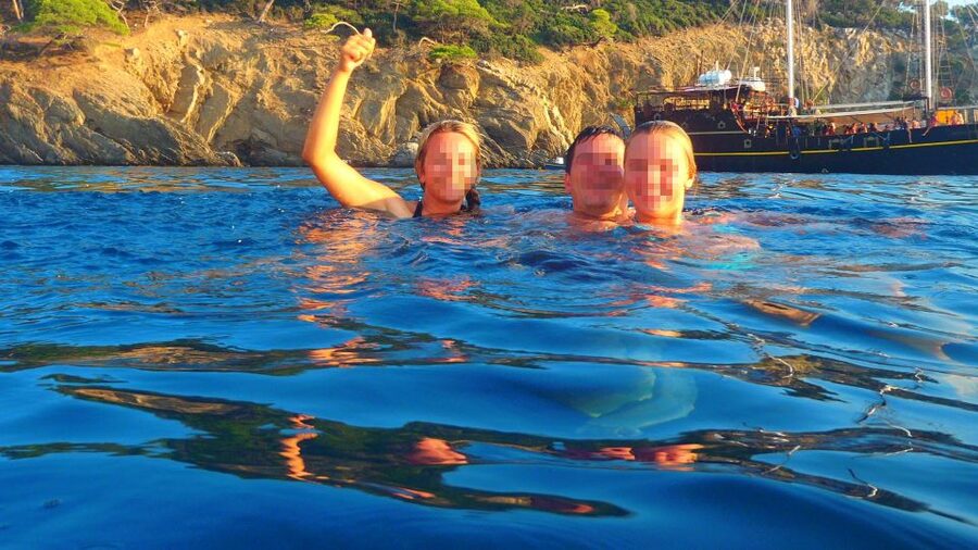 Kassandra: Sunset Sailing Boat Tour of Secluded Coves - What to bring, and what to eat onboard