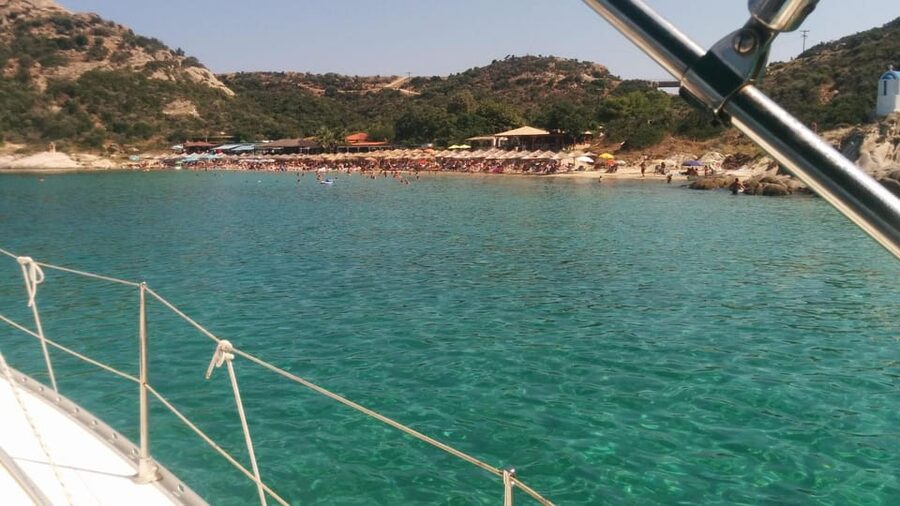 Kassandra: Waterfront Sailing Boat Tour of Secluded Coves - What you can eat and drink onboard