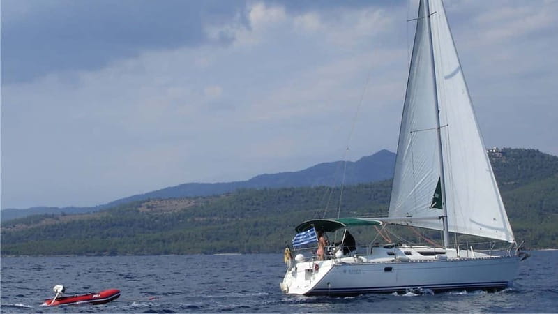 Kassandra: West Sithonia Coves and Islets Sailboat Tour - Kelyfos Island and the underwater view