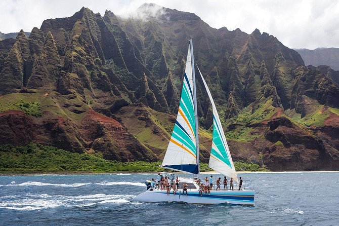 Kauai: Leila Na Pali Sunset Dinner Sail - Leaving Port Allen Marina for the Na Pali Coast