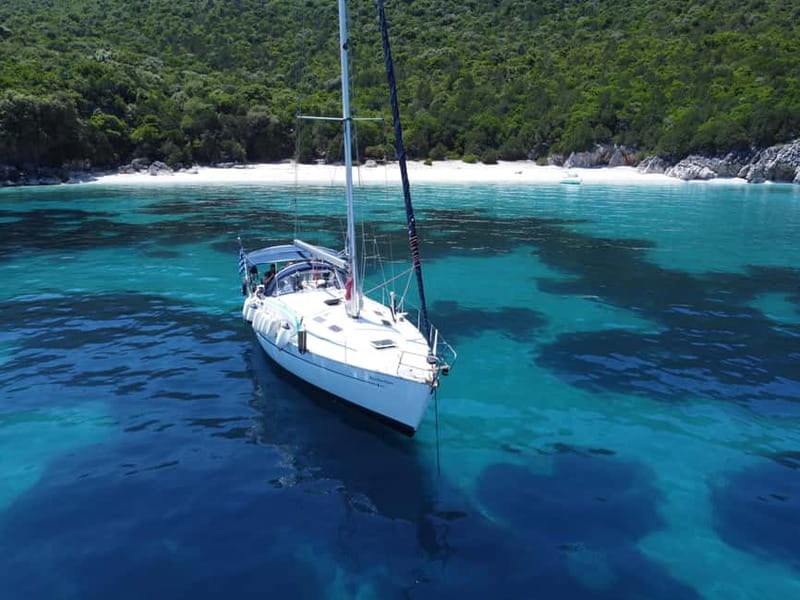 Kefalonia: Private Sailing Cruise with Local Lunch & Snacks - St. Andrews Bay or Blue Lake