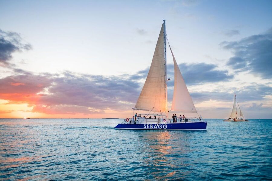 Key West: 2-Hour Sunset Sail with Live Music - The sunset and how the captain handles it