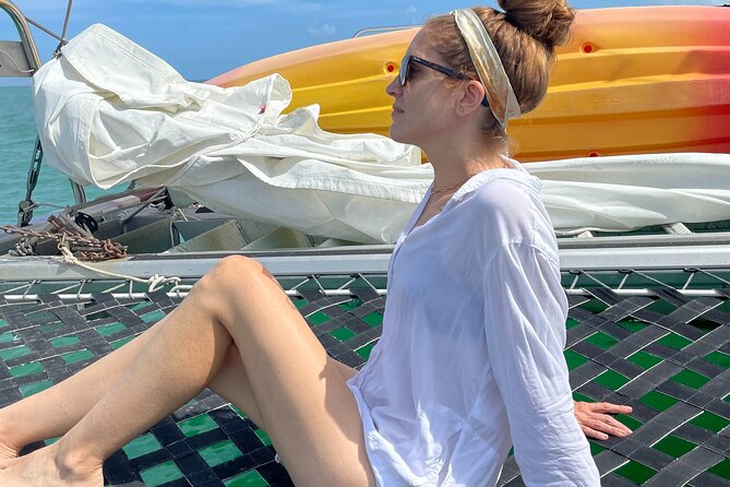 Key West Dolphin Watch and Sunset Sail on Catamaran - Fresh snacks and a relaxed onboard setup