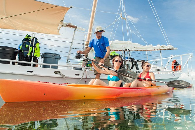Key West Full-Day Ocean Adventure: Kayak, Snorkel, Sail - Lunch, drinks, and the value of $152