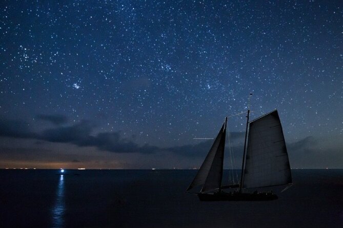 Key West Night Cruise aboard Schooner America 2.0 - The Waterfront Gives Way to the Night Sky