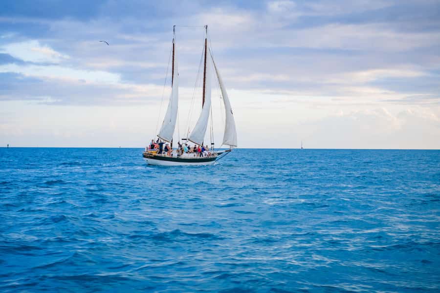 Key West's Schooner Appledore Star Champagne Sunset Sail - Chef-made appetizers and cocktail shrimp