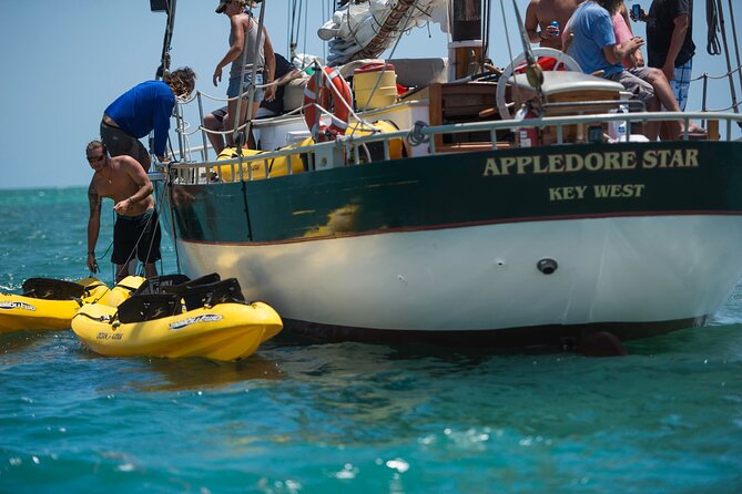 Key West Schooner Backcountry Eco Tour Sail Snorkel and Kayak - Kayaking In Calm Backcountry Water