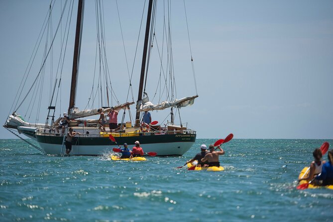 Key West Schooner Backcountry Eco Tour Sail Snorkel and Kayak - Snorkeling Above Reefs And Seagrass