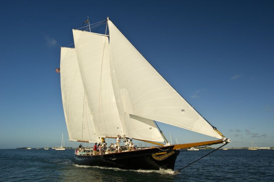 Key West: Schooner Day Sail with Onboard Bar - Stepping aboard the America 2.0