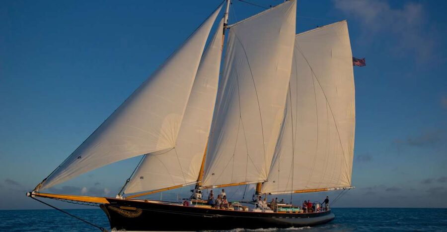 Key West: Schooner Full Moon Night Sail with Drinks - Setting out under the full moon