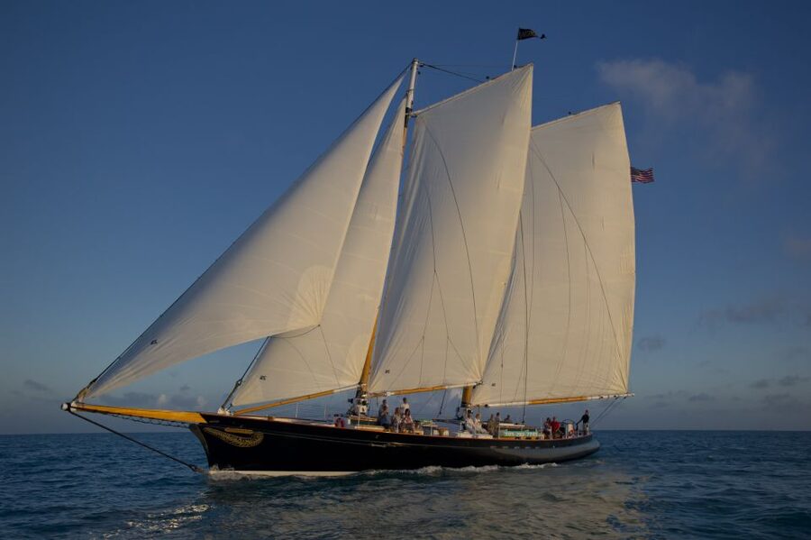 Key West: Schooner Sunset Sail with Food & Drinks - America 2.0 brings the right kind of drama