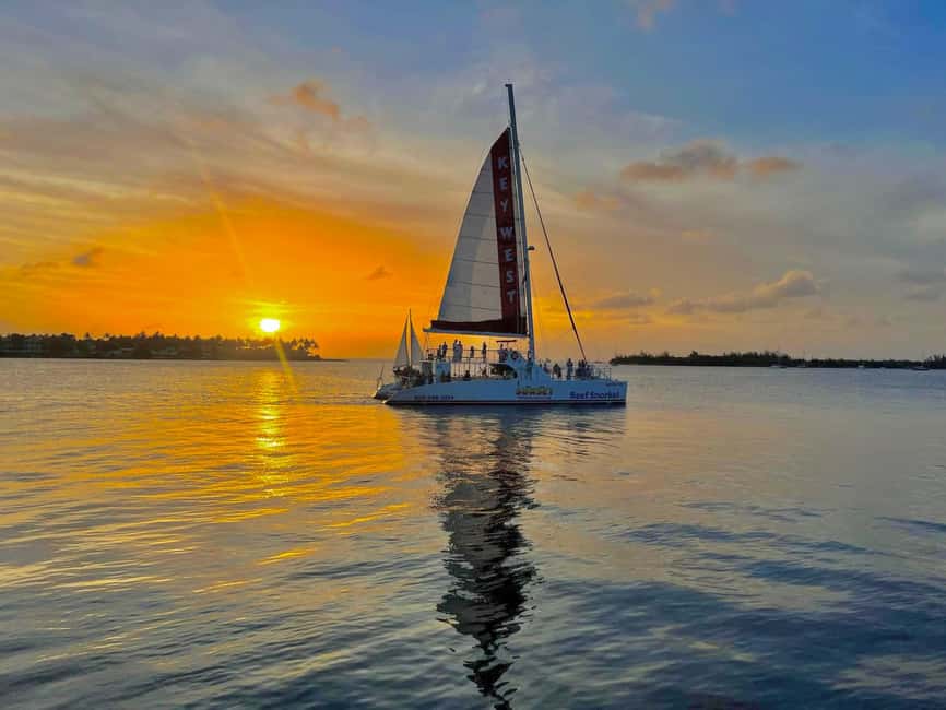Key West: Sunset Sailing Trip with Open Bar, Food and Music - Key points to know before booking