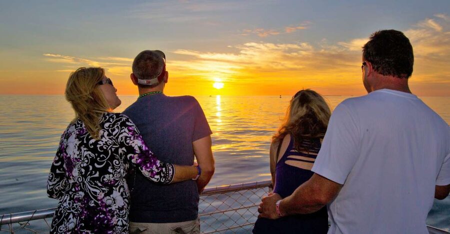 Key West: Sunset Sailing Trip with Open Bar, Food and Music - Leaving Key West’s historic seaport