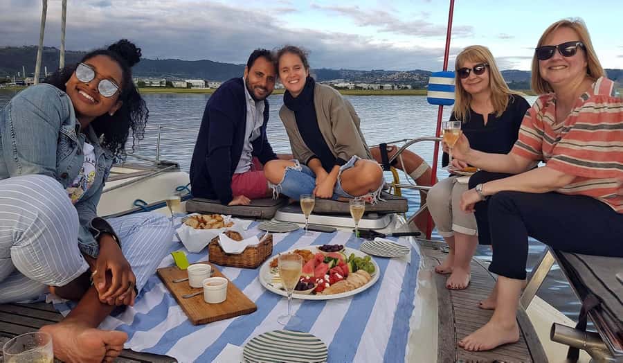 Knysna: 2.5-Hour Day Sail & Lunch Charter - Crossing the Knysna estuary