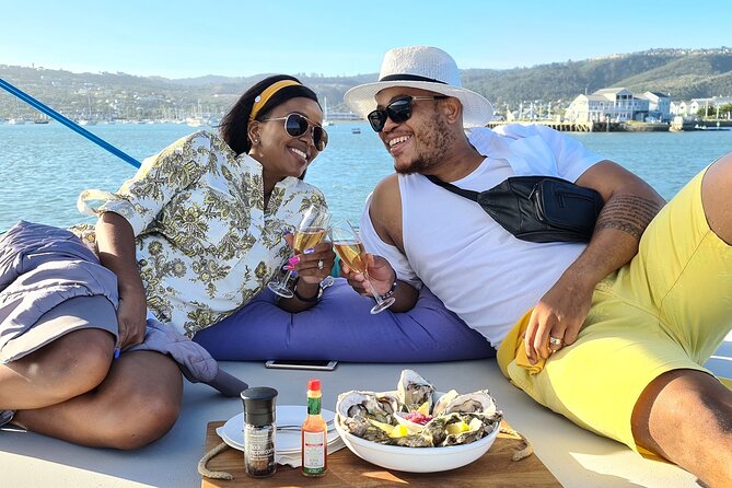 Knysna Sunset Sailing Cruise with captain's steak Braai & Bubbly - A sunset braai, bubbly, and a realistic look at the food