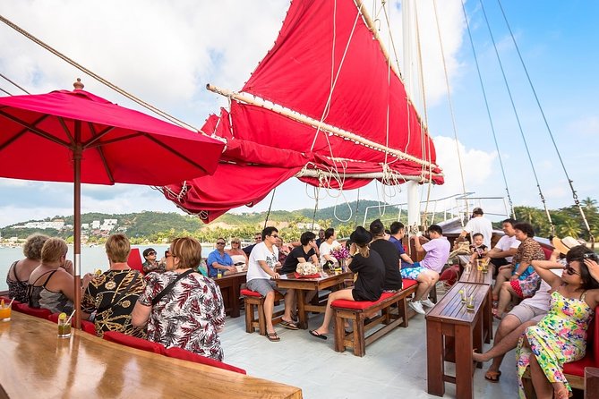 Koh Samui Romantic Sunset Cruise Tour By Red Baron Chinese Sailboat - What you actually eat and drink on board