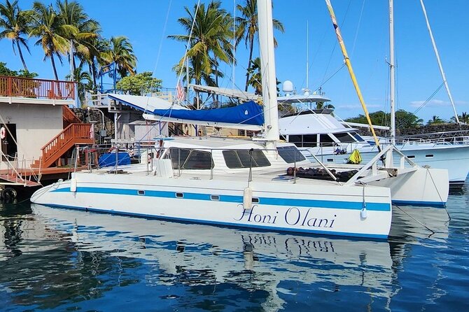 Kona Tradewind Catamaran Day Sail - Leaving Honokohau Small Boat Harbor at 2:15 p.m.