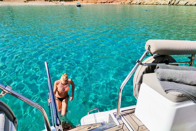 Kos: Small Group Full-Day Sailing with Meal, Drinks, & Swim - The first secluded bay is made for swimming