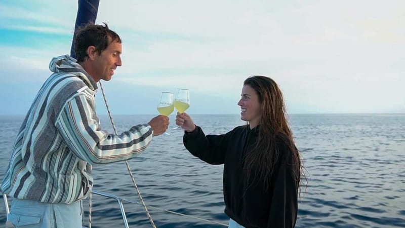 La Herradura-Maro-Nerja: Sailing at Sunset - The sunset moment on open water