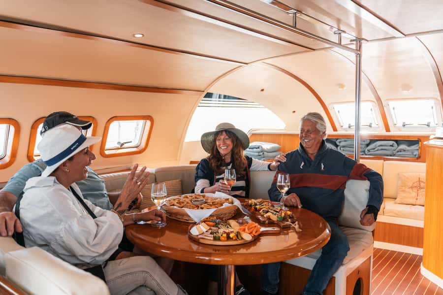 Lake Taupo: Luxury Sailing Catamaran to Māori Rock Carvings - Drinks, food, and the practical value of $41