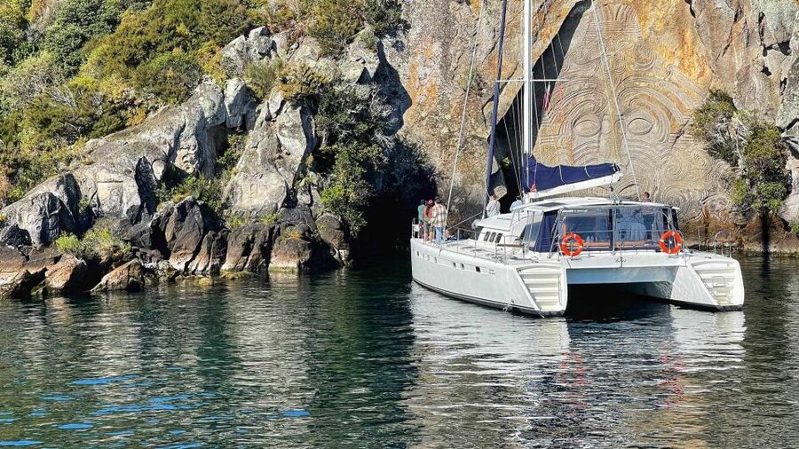 Lake Taupo: Luxury Sailing Catamaran to Māori Rock Carvings - How the crew shapes the experience